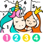 Logo of Color by Number for Girls android Application 